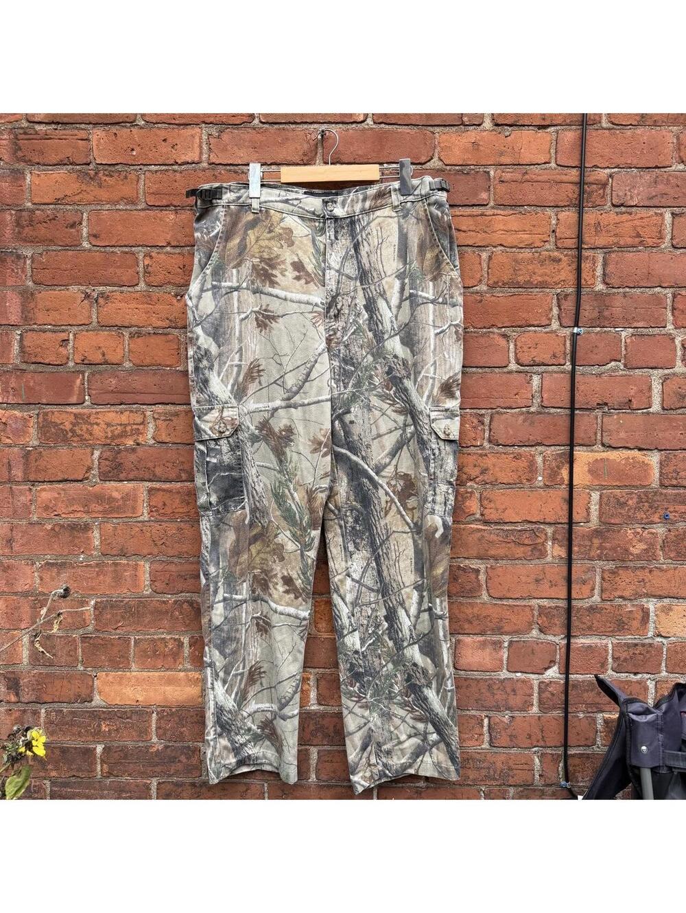 real tree forest camo light pants 00s 36x32 L
